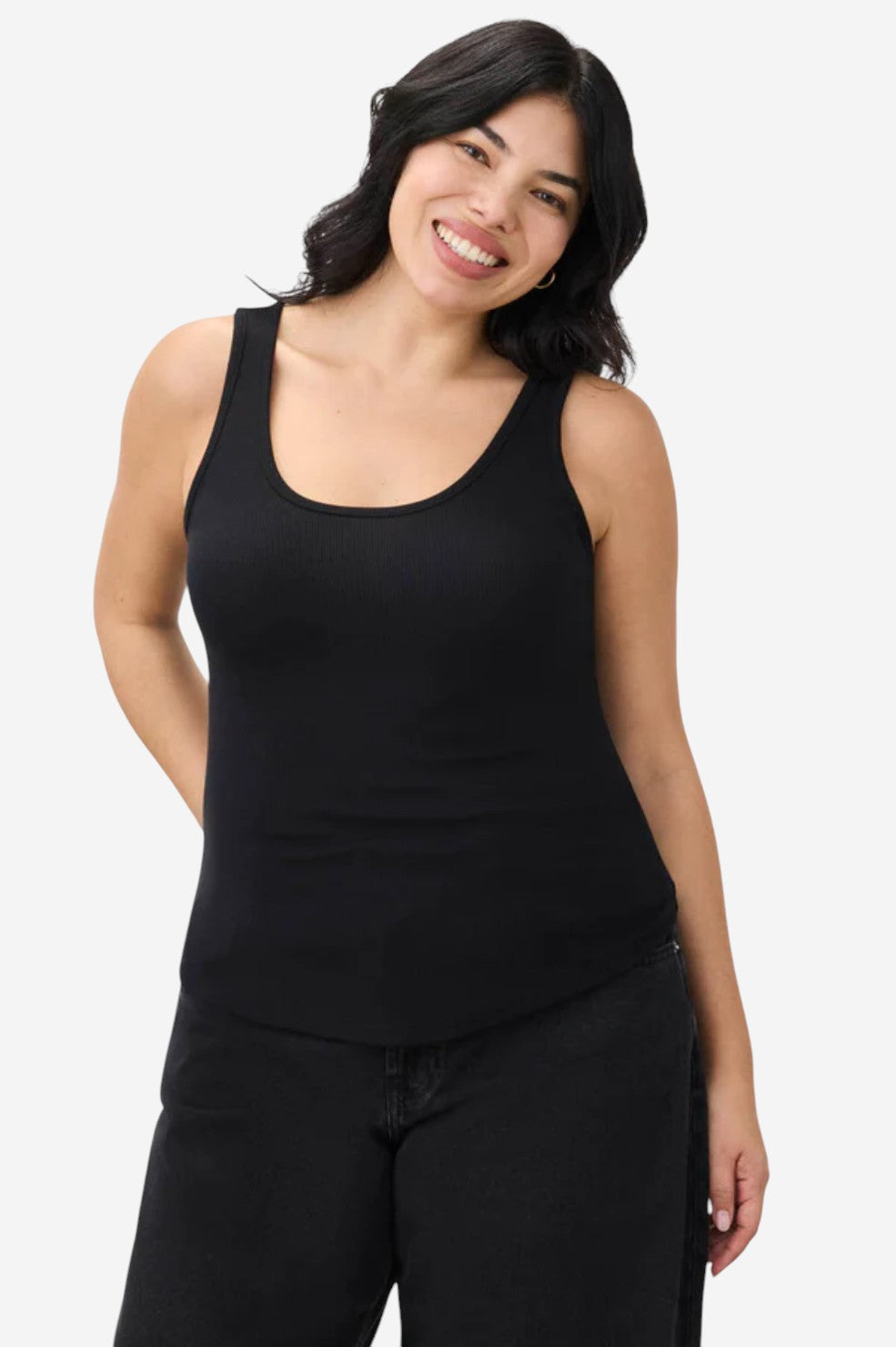 Zuma Rib Tank - Black