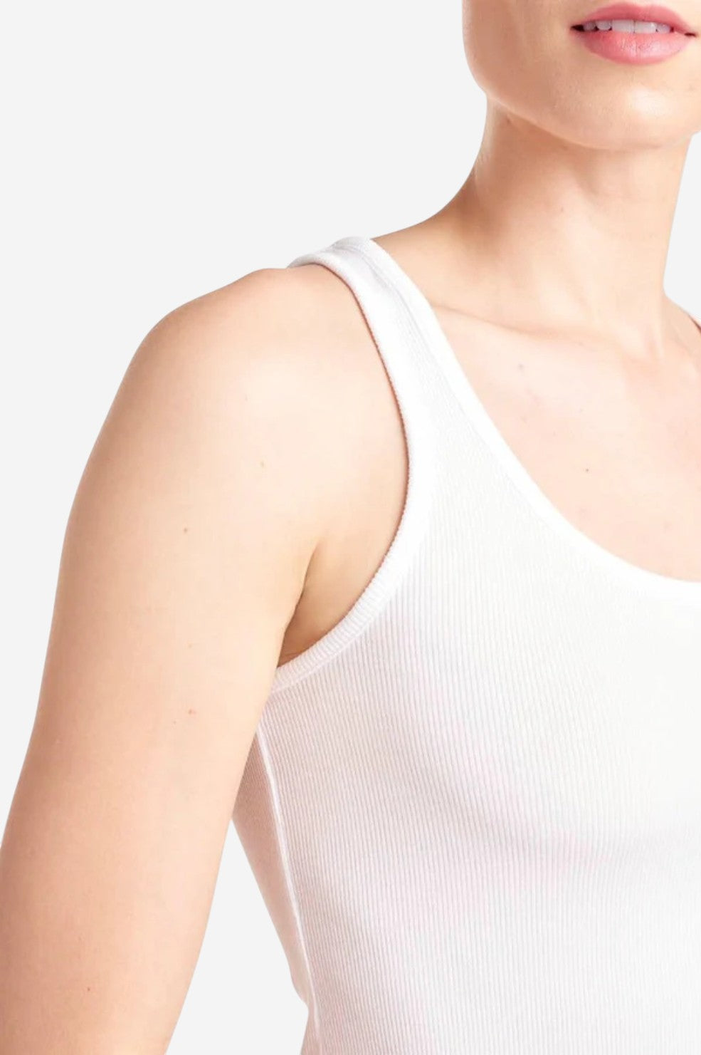 Zuma Rib Tank - White