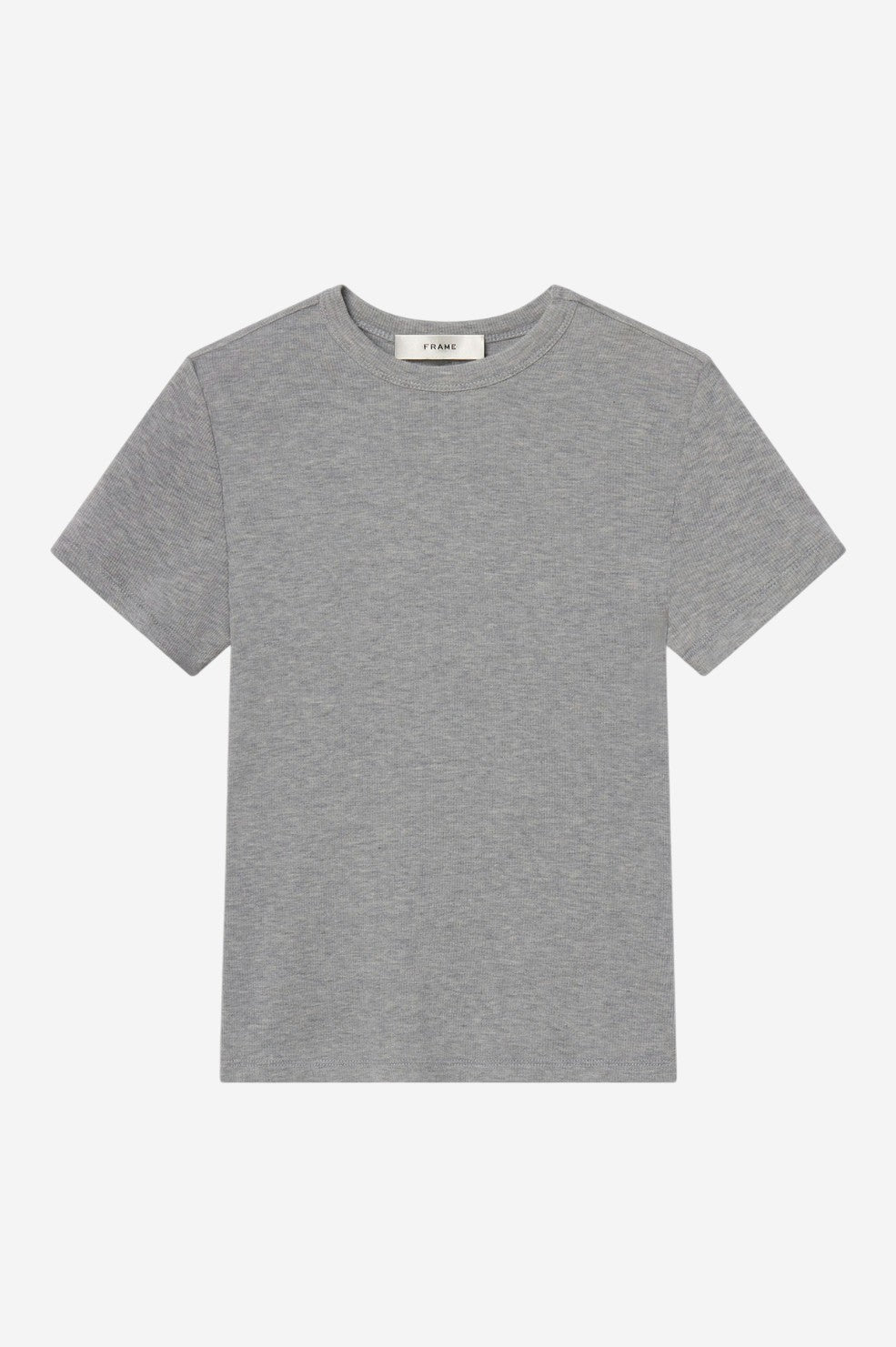 The Rib Baby Tee - Heather Grey