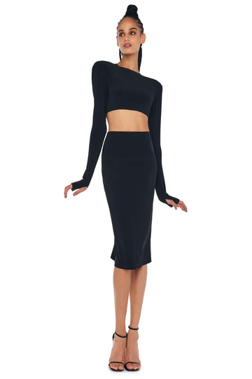 Straight Skirt - Black