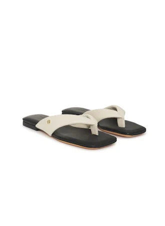 Viola Flat Sandal - Ivory