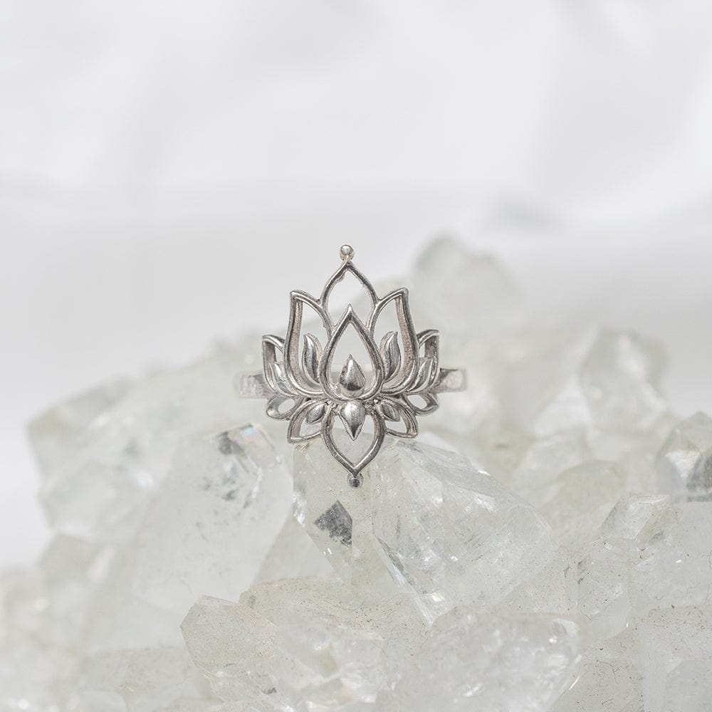 Silver Padma Ring