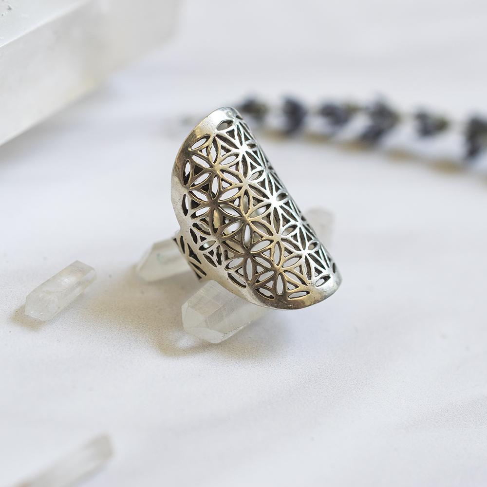 Flower of Life Ring