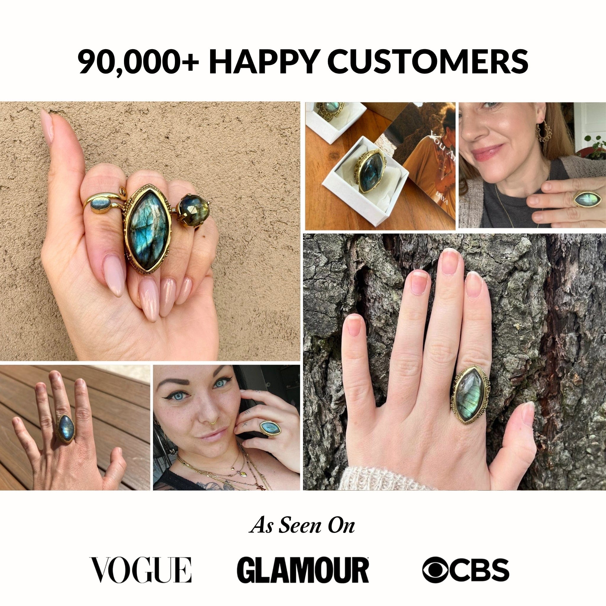 Aryia Labradorite Ring