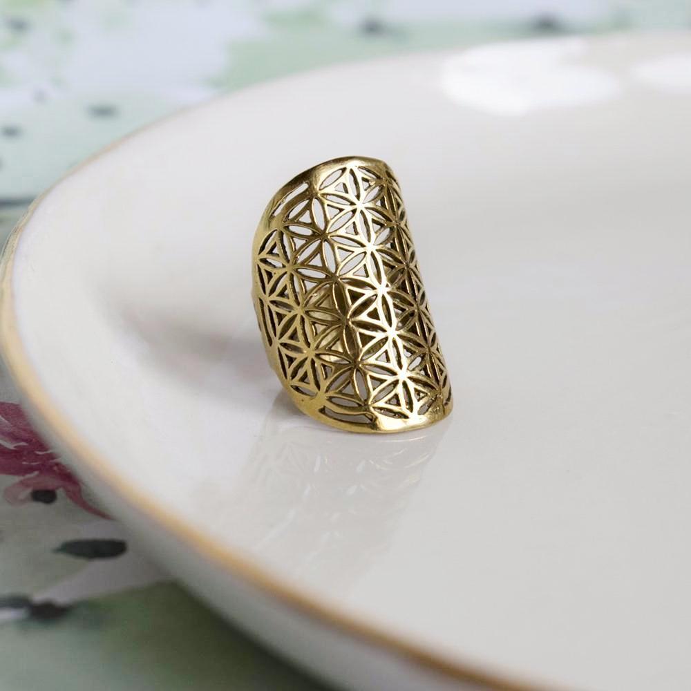 Flower of Life Ring