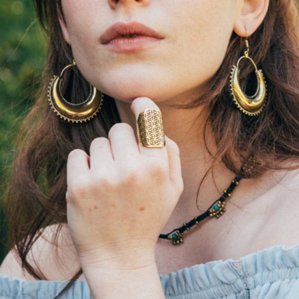 Flower of Life Ring